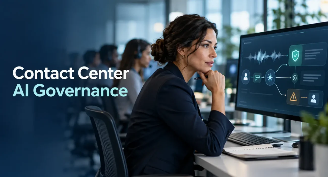 Contact center AI governance for agentic AI with Velora